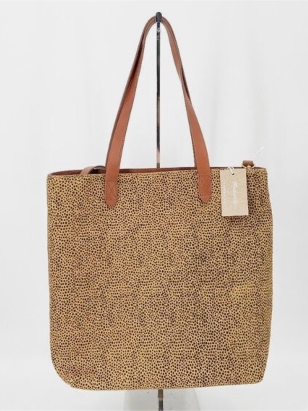Madewell Medium Autumn Gold Calf Hair Shoulder Bag Tote